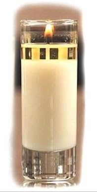 Mixture Egyptian Cotton 2 oz Clear Soy Votive Jar Candle