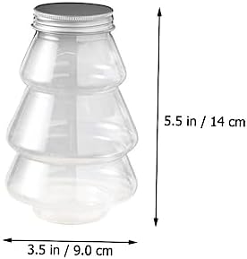6Pcs Christmas Treat Box Candy Jars for Party Favors