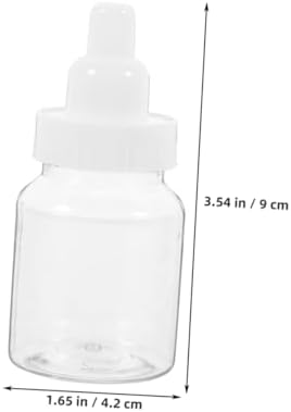 Unomor 10pcs Clear Candy Bottles Shower Favor Boxes