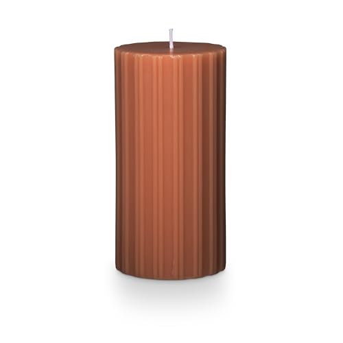 Illume Beautifully Done Medium Fragranced Pillar Candle Terra Tabac