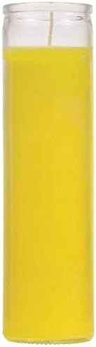 TopNotch Outlet Prayer Candles Yellow Wax 2 Pack Jar Set