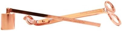 Candle Wick Trimmer and Snuffer Set Rose Gold Auvreal Candle Co Luxury