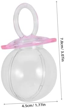 Unomor 20pcs Cute Pacifier Ring Candy Boxes for Party Favors