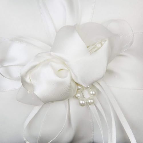 Taotenish Wedding Ring Pillow Flower Girl Basket Set
