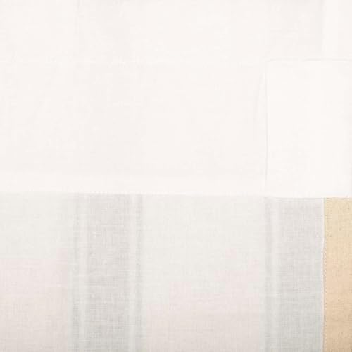 VHC Brands Grace Grain Sack Stripe Swag Panels Set of 2