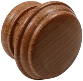 Antrader Wood Curtain Rod Finials Pack of 2