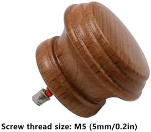 Antrader Wood Curtain Rod Finials Pack of 2