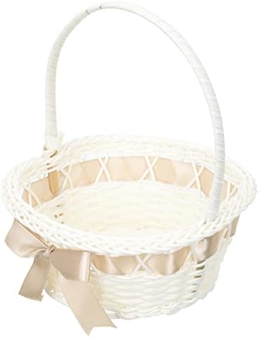 STOBOK Wedding Girl Basket with Handle