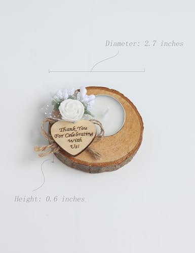 50 Piece Candle Gift Set for Weddings and Parties