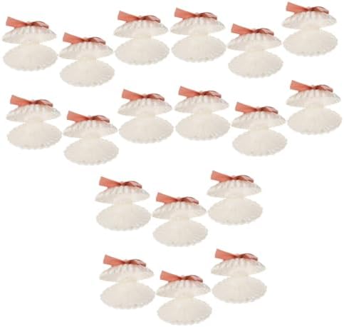 PRETYZOOM 18pcs Shell Shape Candy Boxes for Weddings and Parties