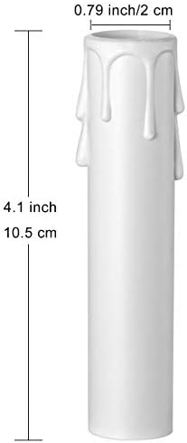 Drip Candle Socket Covers Set of 6 for Chandeliers