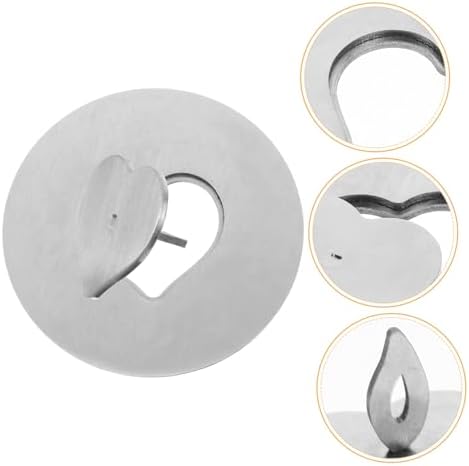Elegant Stainless Steel Candle Holder Set for Small Jars