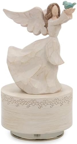 YT3 Angel Musical Box with Dove Figurine