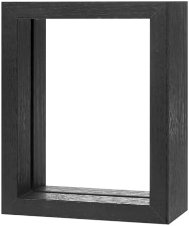 Wooden Pressed Flower Frame 3x4 Inch Black