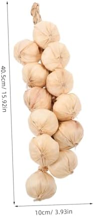 Cabilock Artificial Garlic Garland Wall Hanging Decor