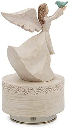 YT3 Angel Musical Box with Dove Figurine