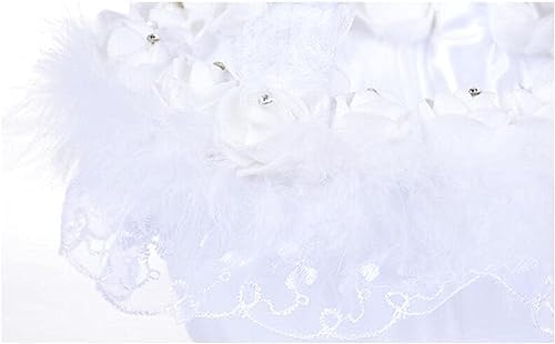 Wedding Flower Girl Basket White Candy Storage Basket