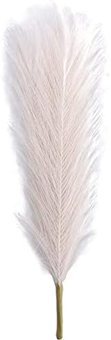 Ivory Dried Pampas Grass Branches 17 Inch for Home Wedding Decor