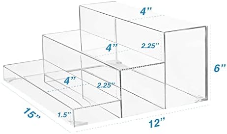 3-Tier Assembled Back Bar Bottle Rack Display Stand