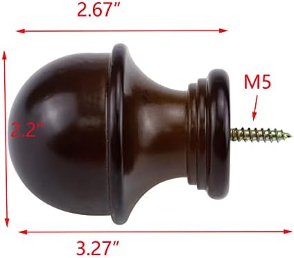 T Tulead Curtain Rod Holders Pack of 2