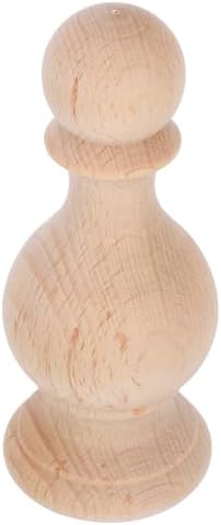 Unfinished Wood Finials for Bed Post and Curtain Rod