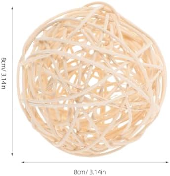 ARTIBETTER 6 Pcs Decorative Rattan Balls for Centerpiece