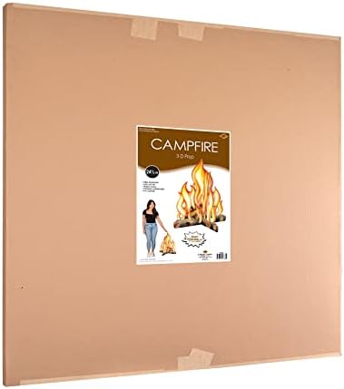 Beistle 2525 x 215 Inch Campfire Photo Prop