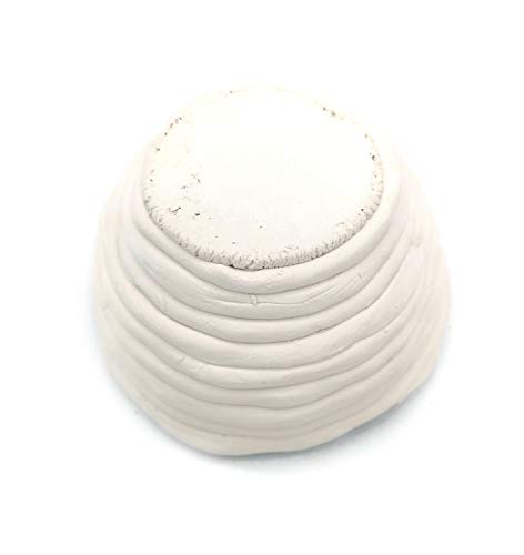 White Handmade Ceramic Candle Holder