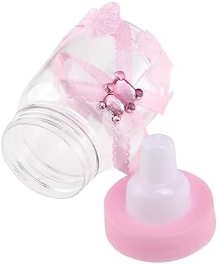 PRETYZOOM 12pcs Pink Candy Boxes with Lids