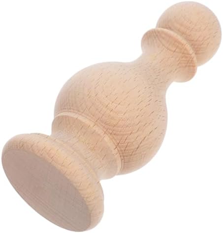 Unfinished Wood Finials for Bed Post and Curtain Rod