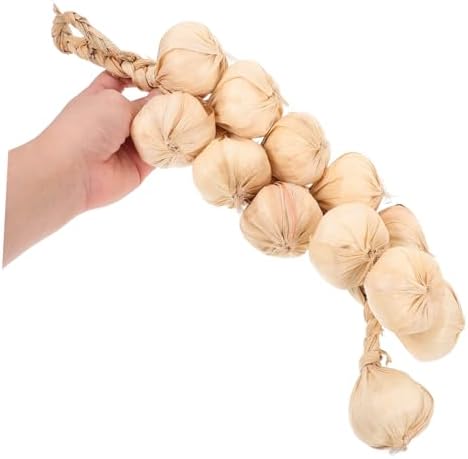 Cabilock Artificial Garlic Garland Wall Hanging Decor