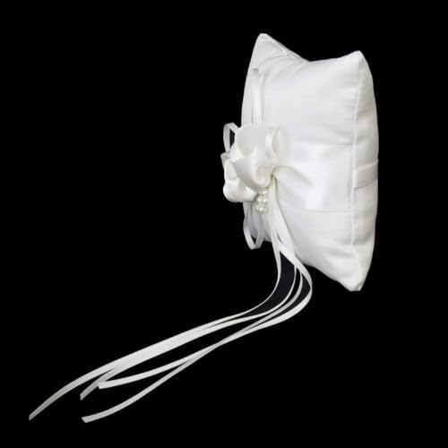 Taotenish Wedding Ring Pillow Flower Girl Basket Set
