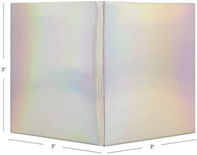 Andaz Press Iridescent Holographic Party Favor Boxes 50 Pack