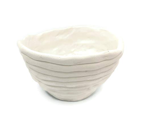 White Handmade Ceramic Candle Holder