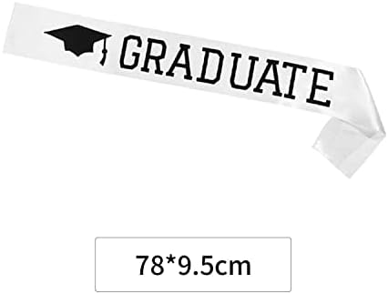 Dzrige 2 Pack Graduate Sash for Graduation Party Supplies