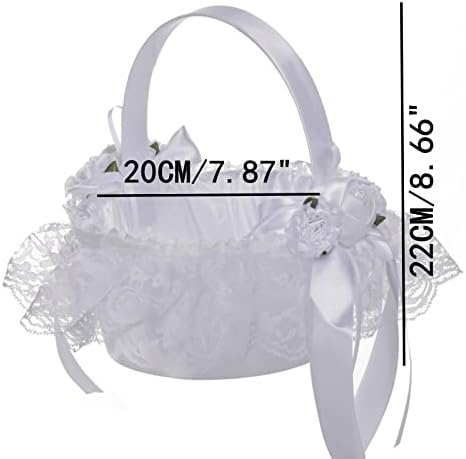 2 PCS Creative Handheld Wedding Flower Baskets for Girls and Kids
