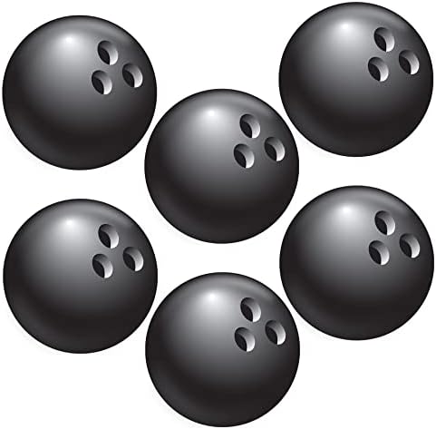 Beistle 6 Piece Durable Cardstock Bowling Decorations