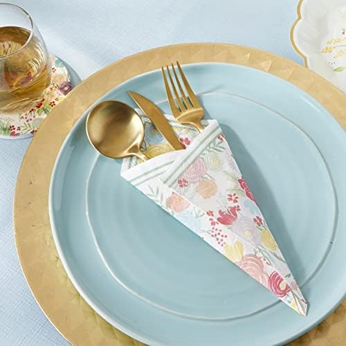 Kate Aspen 2 Ply Paper Napkins Set of 30 Garden Blooms