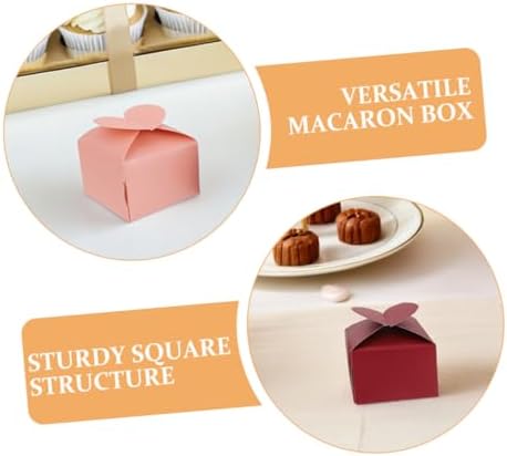 Cabilock 100pcs Heart Shaped Favor Boxes for Parties and Weddings