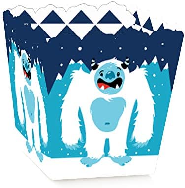 Big Dot of Happiness Yeti Party Favor Boxes Set of 12