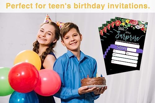 OICPYD Surprise Birthday Invitations Set