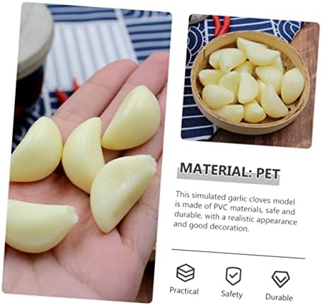 Realistic Fake Garlic Cloves Model for Photography Props