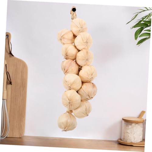 Cabilock Artificial Garlic Garland Wall Hanging Decor