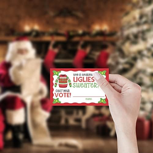 Ugly Christmas Sweater Voting Game Set 1