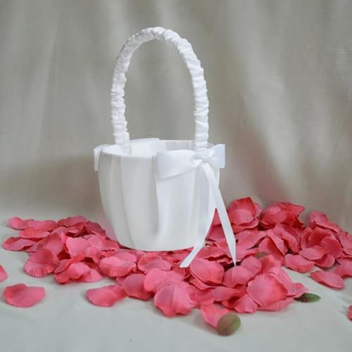 Wedding Flower Girl Baskets with Handle