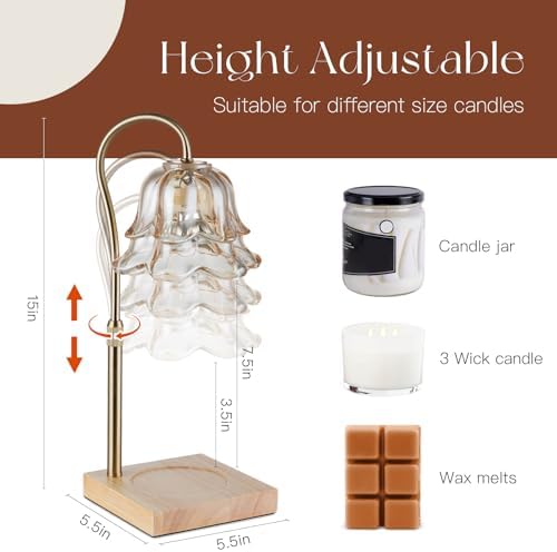 Candle Warmer Lamp with Timer and Dimmer