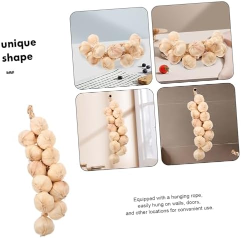 Cabilock Artificial Garlic Garland Wall Hanging Decor