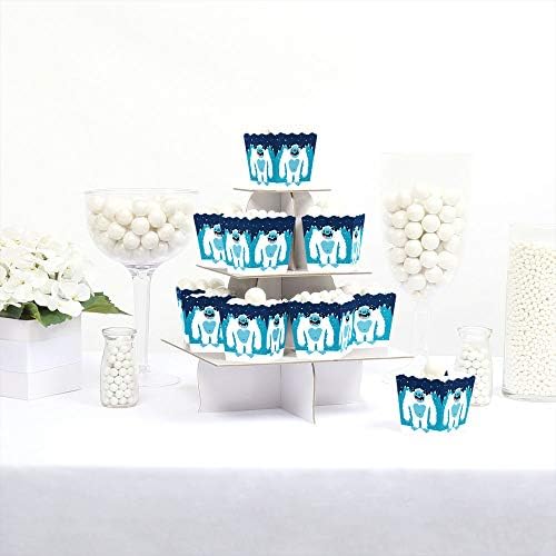 Big Dot of Happiness Yeti Party Favor Boxes Set of 12