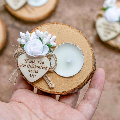 50 Piece Candle Gift Set for Weddings and Parties