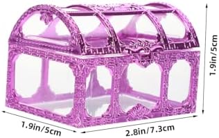 12pcs Treasure Box Candy Container for Wedding and Party Favors